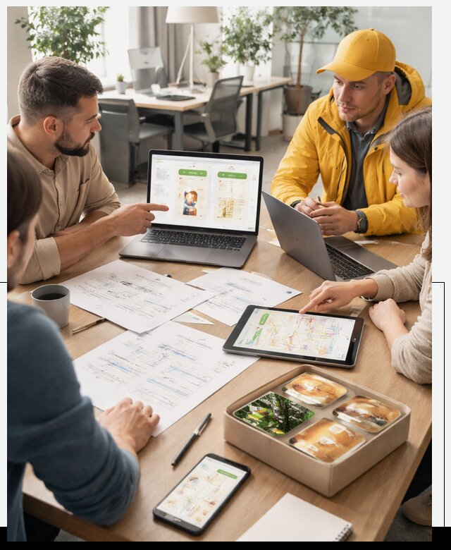 Разработка агрегатора доставки еды в Москве от 15300 р., КОДЕРМск